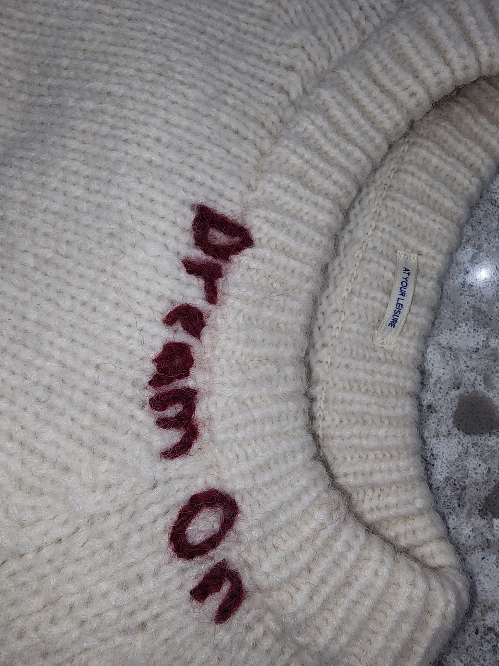"The Boat Square Jumper" (Dream On Sweater) Alpaca Wool - Picture 9 of 12